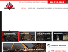 Tablet Screenshot of metaldugolfe.com